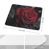 yanfind The Mouse Pad Free Flower Petal Rose Stock Plant Blossom Uzbekistan Images Pattern Design Stitched Edges Suitable for home office game