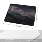 yanfind The Mouse Pad Collins Black Dark Grand Teton National Park Early Morning Mountain Range USA Pattern Design Stitched Edges Suitable for home office game
