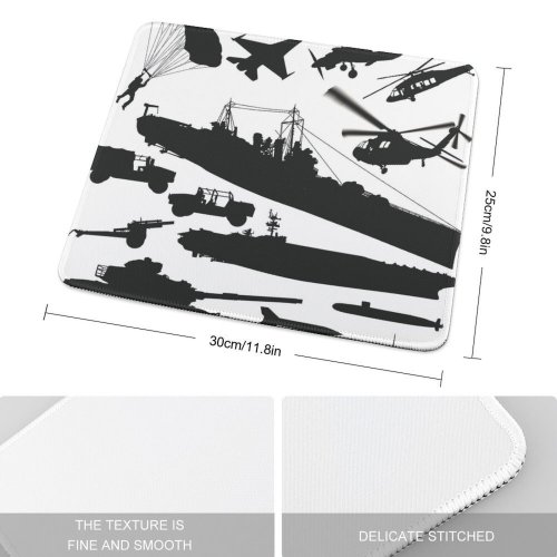 yanfind The Mouse Pad Battle M4 E 2C Armed Armored Vehicle Iraq Forces Howitzer Air Cruise Pattern Design Stitched Edges Suitable for home office game