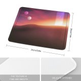 yanfind The Mouse Pad Desert Tranquility Sunset Portal Pattern Design Stitched Edges Suitable for home office game
