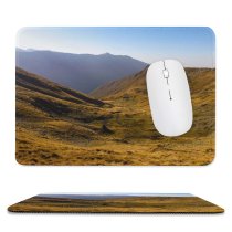 yanfind The Mouse Pad Landscape Peak Countryside Wilderness Pictures Outdoors Grey Free Range Plateau Land Pattern Design Stitched Edges Suitable for home office game