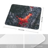 yanfind The Mouse Pad Eruption Lava Mountain Wood Fire Free Burn Outdoors Wallpapers Bonfire Flame Pattern Design Stitched Edges Suitable for home office game