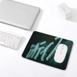 yanfind The Mouse Pad Blur Focus Dark Time Illuminated Lights Evening Technology Electricity Hanging Items Neon Pattern Design Stitched Edges Suitable for home office game