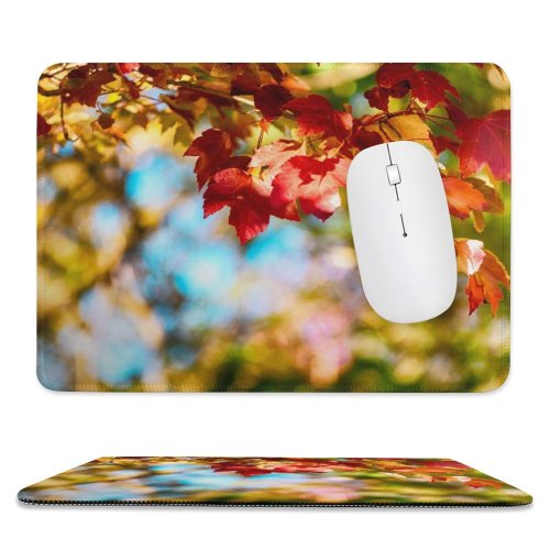 yanfind The Mouse Pad Vintage Viktorforgacs Tree Mm Leaves Domain Plant Leaf Sunny Public Shallow Pattern Design Stitched Edges Suitable for home office game
