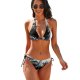 yanfind Bikini Abstract Art Beauty Branch Country Covering Field Frost Frosty Frozen Ice Landscape Women's Sexy Backless Swimwear Two Piece Summer