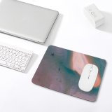 yanfind The Mouse Pad Boats Coast Sand Scenery Footage Coastline Top Landscape Daylight Waves Beach Sight Pattern Design Stitched Edges Suitable for home office game