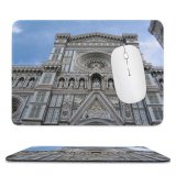 yanfind The Mouse Pad Building Place Florence Symmetry Facade Classical Holy Baptistery Worship Architecture Places Europe Pattern Design Stitched Edges Suitable for home office game