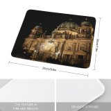yanfind The Mouse Pad Building Building Classicism Dangerous Place Basilica Minster Church Structure Night Sky Construction Pattern Design Stitched Edges Suitable for home office game