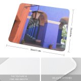 yanfind The Mouse Pad Building Majorelle Church Arch City Catalina Column Ancient Santa Catarina Mediterranian Architecture Pattern Design Stitched Edges Suitable for home office game