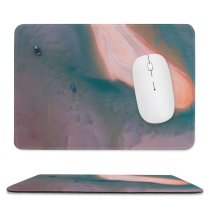 yanfind The Mouse Pad Boats Coast Sand Scenery Footage Coastline Top Landscape Daylight Waves Beach Sight Pattern Design Stitched Edges Suitable for home office game