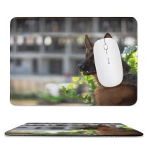 yanfind The Mouse Pad Dog German Pet Pictures Domain Images Public Pattern Design Stitched Edges Suitable for home office game