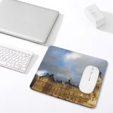 yanfind The Mouse Pad Building Landmark Roofs Statue Cloud Sky Palace Classic Classical Resting Architecture Park Pattern Design Stitched Edges Suitable for home office game