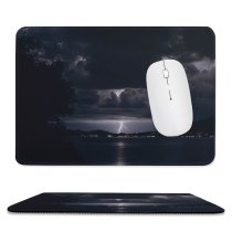 yanfind The Mouse Pad Sky Samui Tropical Exposure Nignt Thunderstorm Storm Outdoors Wallpapers Monsoon Creative Pattern Design Stitched Edges Suitable for home office game