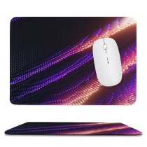 yanfind The Mouse Pad Dante Metaphor Abstract Rays Colorful Glowing Dark Pattern Design Stitched Edges Suitable for home office game