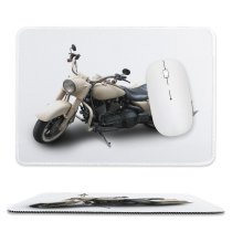yanfind The Mouse Pad Figure Motorcycle Old Vehicle Vehicles Motor Motorcycle Lighting Classic Bike Vehicle Cruiser Pattern Design Stitched Edges Suitable for home office game