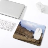 yanfind The Mouse Pad Building Building Church Landmark Moat City Sky Palace Home Classic Skyscrapes Dame Pattern Design Stitched Edges Suitable for home office game