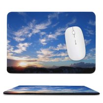 yanfind The Mouse Pad Cloud Atmosphere Daytime Sky Afterglow Blumenau Morning Cloud Sky Night Sunset Horizon Pattern Design Stitched Edges Suitable for home office game