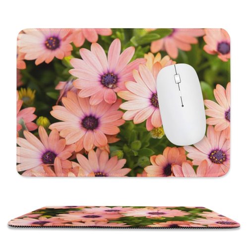 yanfind The Mouse Pad Mitchell Luo Flowers Daisies Floral Blossom Bloom Spring Closeup Beautiful Pattern Design Stitched Edges Suitable for home office game