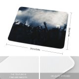 yanfind The Mouse Pad Backlit Entertainment Celebration Performance Nightclub Hands Evening Crowd Audience Drinks Musician Show Pattern Design Stitched Edges Suitable for home office game