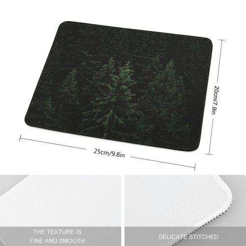yanfind The Mouse Pad Abies Pine Plant Карелия Россия Республика Pictures Stock Tree Сортавала Fir Pattern Design Stitched Edges Suitable for home office game