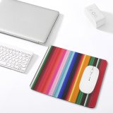 yanfind The Mouse Pad Experiment Quaity Colorfulness Art Light Asif Magenta Stripe Design Fabic Stock Shades Pattern Design Stitched Edges Suitable for home office game