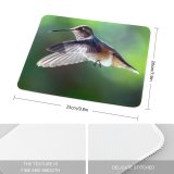 yanfind The Mouse Pad Blur Focus Wild Wings Little Depth Avian Field Plumage Macro Wildlife Flying Pattern Design Stitched Edges Suitable for home office game