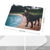 yanfind The Mouse Pad Dog Pool Pet Wallpapers Free Pictures Hound Images Pattern Design Stitched Edges Suitable for home office game