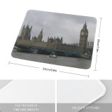 yanfind The Mouse Pad Building Parliament Sky Britain Tower Landmark Clock Ben City England Clock Big Pattern Design Stitched Edges Suitable for home office game