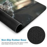 yanfind The Mouse Pad Plant Blurred Daylight Harmony Eyes Tree Alone Pet Homeless Outdoors City Street Pattern Design Stitched Edges Suitable for home office game