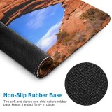 yanfind The Mouse Pad Bridges Sky Geology Southwest Rocks Bridge Land Landscape West Stone Mountains Stones Pattern Design Stitched Edges Suitable for home office game