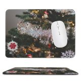 yanfind The Mouse Pad Abies Silent Plant Origami Warm Indoor Silver Pictures PNG Diy Tree Pattern Design Stitched Edges Suitable for home office game