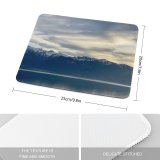 yanfind The Mouse Pad Scenery Range Montreux Mountain Snow Free Winter Ice Moutains Shotoniphone Outdoors Pattern Design Stitched Edges Suitable for home office game