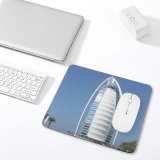 yanfind The Mouse Pad Block Metropolitan Headquarters Daytime Tower Outdoor Building Landmark Architecture Sky Dubai Area Pattern Design Stitched Edges Suitable for home office game