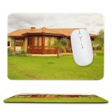yanfind The Mouse Pad Building Maison Concrete Field Home Habitat Lot Home Facade Estate Neighborhood City Pattern Design Stitched Edges Suitable for home office game