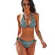 yanfind Bikini Bubbles Fresh Flowing Liquid Life Bubble Drop Transparent Fluid Macro Organism Moisture Women's Sexy Backless Swimwear Two Piece Summer
