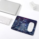 yanfind The Mouse Pad Otto Berkeley London City Cityscape Night Lights Skyscrapers Tower Gherkin Heron Tower Pattern Design Stitched Edges Suitable for home office game