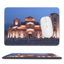 yanfind The Mouse Pad Building Place Church Sky Facade Classical Plaoshnik Historic Worship Ohrid Architecture Byzantine Pattern Design Stitched Edges Suitable for home office game