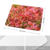 yanfind The Mouse Pad Flower Flowering Finland Leaf Plant Spring Lapland Tree Plant Autumn Petal Shrub Pattern Design Stitched Edges Suitable for home office game