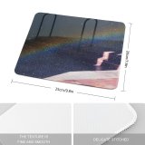 yanfind The Mouse Pad Walkway Creative Fountain With Spectrum Rainbow Pavement Pictures Abstract Light Free Pattern Design Stitched Edges Suitable for home office game