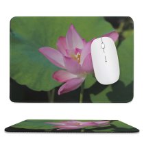 yanfind The Mouse Pad Aquatic Pond Blossom Rose Plant Purple Lotus Wallpapers Lily Flower Creative Pattern Design Stitched Edges Suitable for home office game