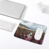 yanfind The Mouse Pad Scenery Tundra Loch Colour Hills Landscpae Violet Domain Plant Public River Pattern Design Stitched Edges Suitable for home office game