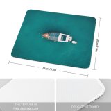 yanfind The Mouse Pad Boats Boat Travel Transportation Ocean Diving Exploration Sea Seascape System Watercraft Sail Pattern Design Stitched Edges Suitable for home office game