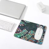 yanfind The Mouse Pad Boats Above Drone From Eye Bird's Watercrafts Aerial Shot Pattern Design Stitched Edges Suitable for home office game