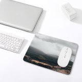 yanfind The Mouse Pad Scenery Range Sky Mountain Wilderness Free Ground Outdoors Stock Wallpapers Land Pattern Design Stitched Edges Suitable for home office game
