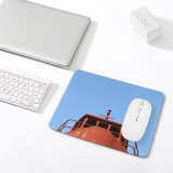 yanfind The Mouse Pad Marine Sky Vehicle Vessel Bow Prow Boat Sky Ship Moon Maritime Dock Pattern Design Stitched Edges Suitable for home office game