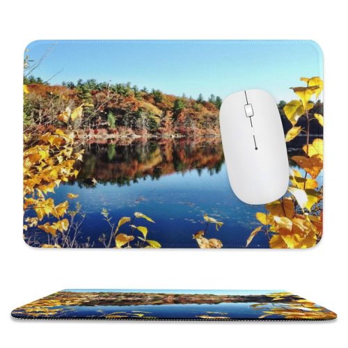 yanfind The Mouse Pad England Invertebrate Plant Foliage Insect Pictures Outdoors Bee Tree Free Maple Pattern Design Stitched Edges Suitable for home office game
