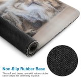 yanfind The Mouse Pad Funny Cute Playful Cat Adorable Tabby Kitty Kitten Pet Fur Whiskers Pattern Design Stitched Edges Suitable for home office game