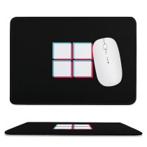 yanfind The Mouse Pad Michael Gillett Technology Black Dark Windows TikTok AMOLED Pattern Design Stitched Edges Suitable for home office game