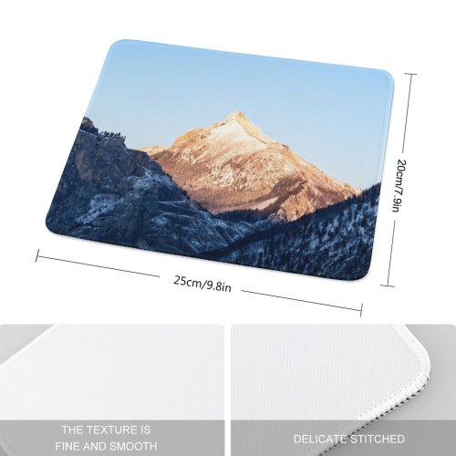 yanfind The Mouse Pad Ebensee Free Peak Pictures Range Outdoors Austria Ice Mountain Images Pattern Design Stitched Edges Suitable for home office game