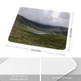 yanfind The Mouse Pad Scenery Uk Tundra Caernarfon Range Lake Mountain Wales Grass Wilderness Plant Pattern Design Stitched Edges Suitable for home office game